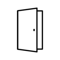 Tür Symbol Vektor Design Vorlage im Weiß Hintergrund