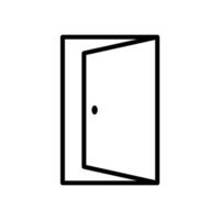 Tür Symbol Vektor Design Vorlage im Weiß Hintergrund