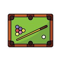 Billard- Tabelle Symbol Vektor Design Vorlage im Weiß Hintergrund