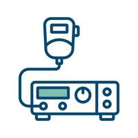 Transceiver Radio Symbol Vektor Design Vorlage im Weiß Hintergrund