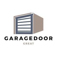Garage Tür Symbol Logo Design Vorlage vektor