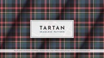 nahtlos Tartan Muster. traditionell schottisch Textur. modisch Stoff. Textil- Hintergrund vektor