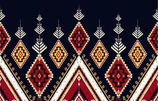 geometrisch ethnisch orientalisch Muster traditionell Design zum Hintergrund, Teppich, Tapete, Kleidung, Verpackung, Batik, Stoff, Vektor Illustration Stickerei Stil.