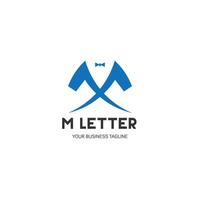 m buchstaben logo design vektor
