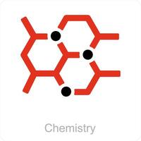 Chemie und Daten Symbol Konzept vektor