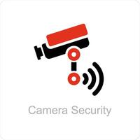 Kamera Sicherheit und Schutz Symbol Konzept vektor