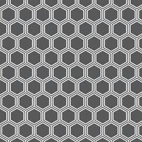 abstrakt sömmar svart och aska grå Färg sexhörning polygon mönster konst vektor