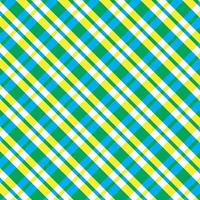 einfach abstrakt Nahtlos Gelb Farbe Plaid Muster vektor