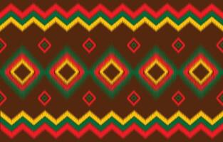 tyg geometrisk etnisk design. vektor mode bakgrund matta Kläder ikat batik kilim linje mönster inföding motiv.