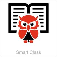 smart klass och klass ikon begrepp vektor