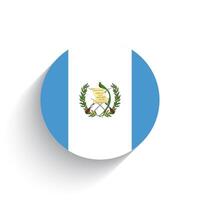 nationell flagga av guatemala ikon vektor illustration isolerat på vit bakgrund.