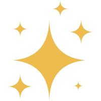 Illustration Emoji Sterne isoliert auf Weiß Hintergrund. vektor