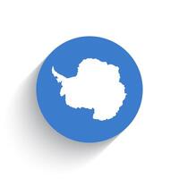 National Flagge von Antarktis Symbol Vektor Illustration isoliert auf Weiß Hintergrund.