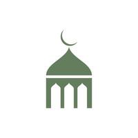 Moschee islamisch Logo Symbol Ramadhan kareem Vektor Vorlage