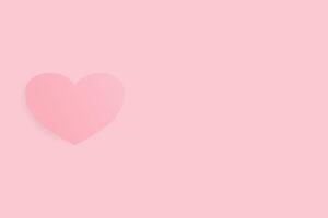 rosa valentine hjärta vektor