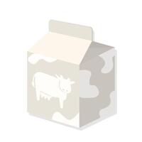 mjölk papper flaska tecknad serie illustration vektor