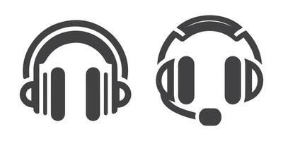 Kopfhörer Silhouetten Satz. Zubehör Symbole, Zubehörteil, Audio, Schwarz, Design, Gerät, Digital, DJ, Ohr, Kopfhörer, elektrisch, Elektronik, Unterhaltung, Ausrüstung, Gerät, Kopfhörer, Kopfhörer Symbol vektor