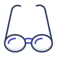 ein Premium-Download-Symbol der Herzbrille vektor