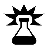 ein perfekt Design Symbol von Flasche Explosion vektor