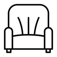 en modern stil vektor av soffa