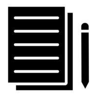 ein einzigartig Design Vektor Schreiben aufführen Symbol