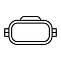 ein einzigartig Design Symbol von vr Brille vektor