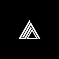 ein Brief Logo Vektor Symbol einstellen Design minimalistisch Alphabet Logo