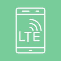 lte vektor ikon