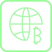 bitcoin Platshållare vektor ikon