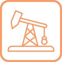 Pumpjack-Vektorsymbol vektor