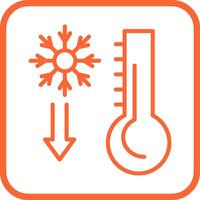 Thermometer-Vektor-Symbol vektor