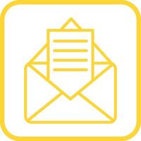 Vektorsymbol für E-Mail-Dokumente vektor