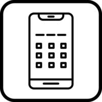 Passcode-Vektorsymbol eingeben vektor