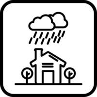 Regen-Vektor-Symbol vektor