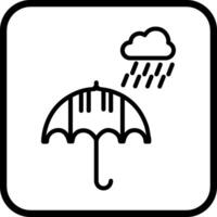 Regenschirm-Vektor-Symbol vektor