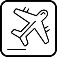 Flugzeug-Vektor-Symbol vektor