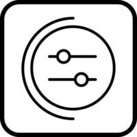 Schaltflächenvektorsymbol vektor