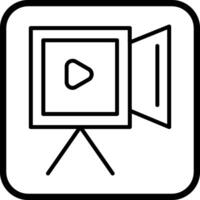 video inspelning vektor ikon