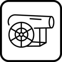 Symbol für Kanonenvektor vektor