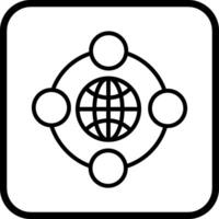 Netzwerk-Vektor-Symbol vektor