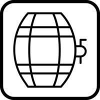 Barrel-Vektor-Symbol vektor