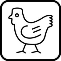 Vektorsymbol für Geflügel vektor
