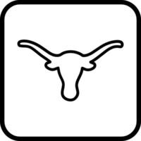 Vektorsymbol für Stierhörner vektor