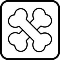 Symbol für Knochenvektor vektor