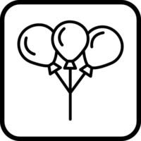 Ballon-Vektor-Symbol vektor