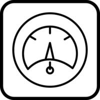 Messgerät-Vektor-Symbol vektor