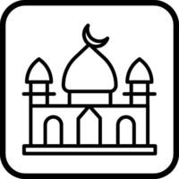 Moschee-Vektor-Symbol vektor