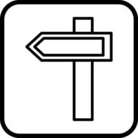 Pfeil nach links Vektor-Symbol vektor