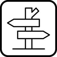 Straßenschild-Vektor-Symbol vektor