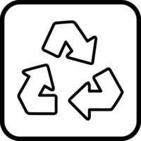 Pfeil-Vektor-Symbol recyceln vektor